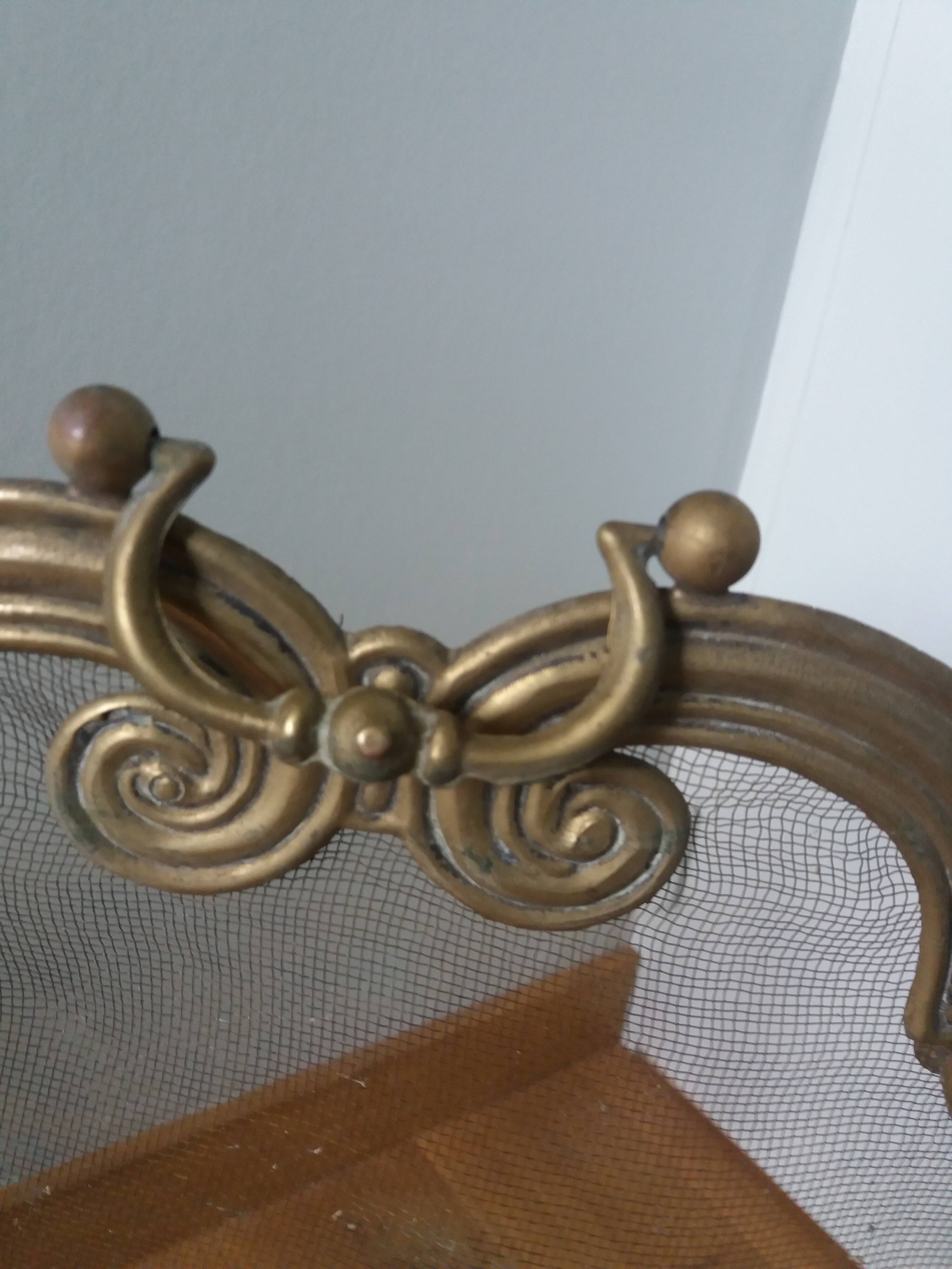 Fire screen fireplace screen 4 leaves