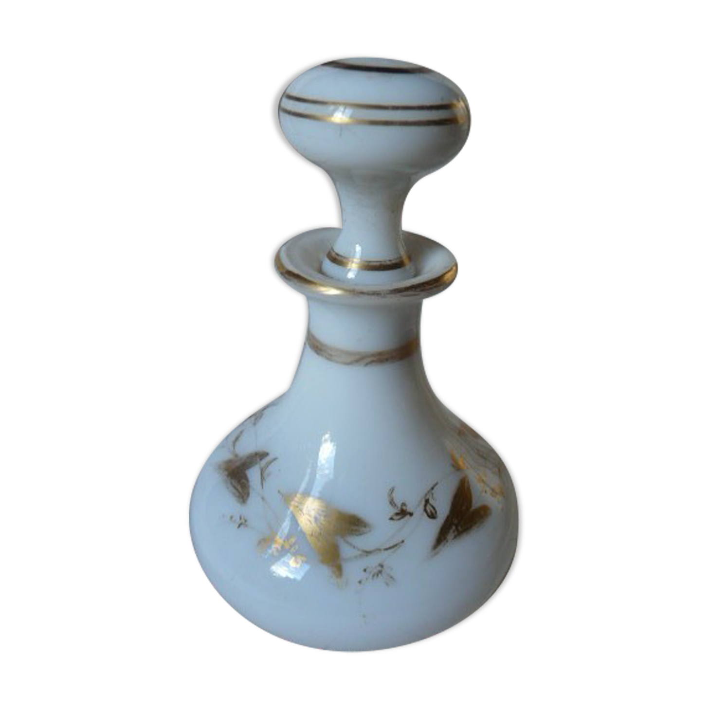 Opaline bottle Napoleon III era