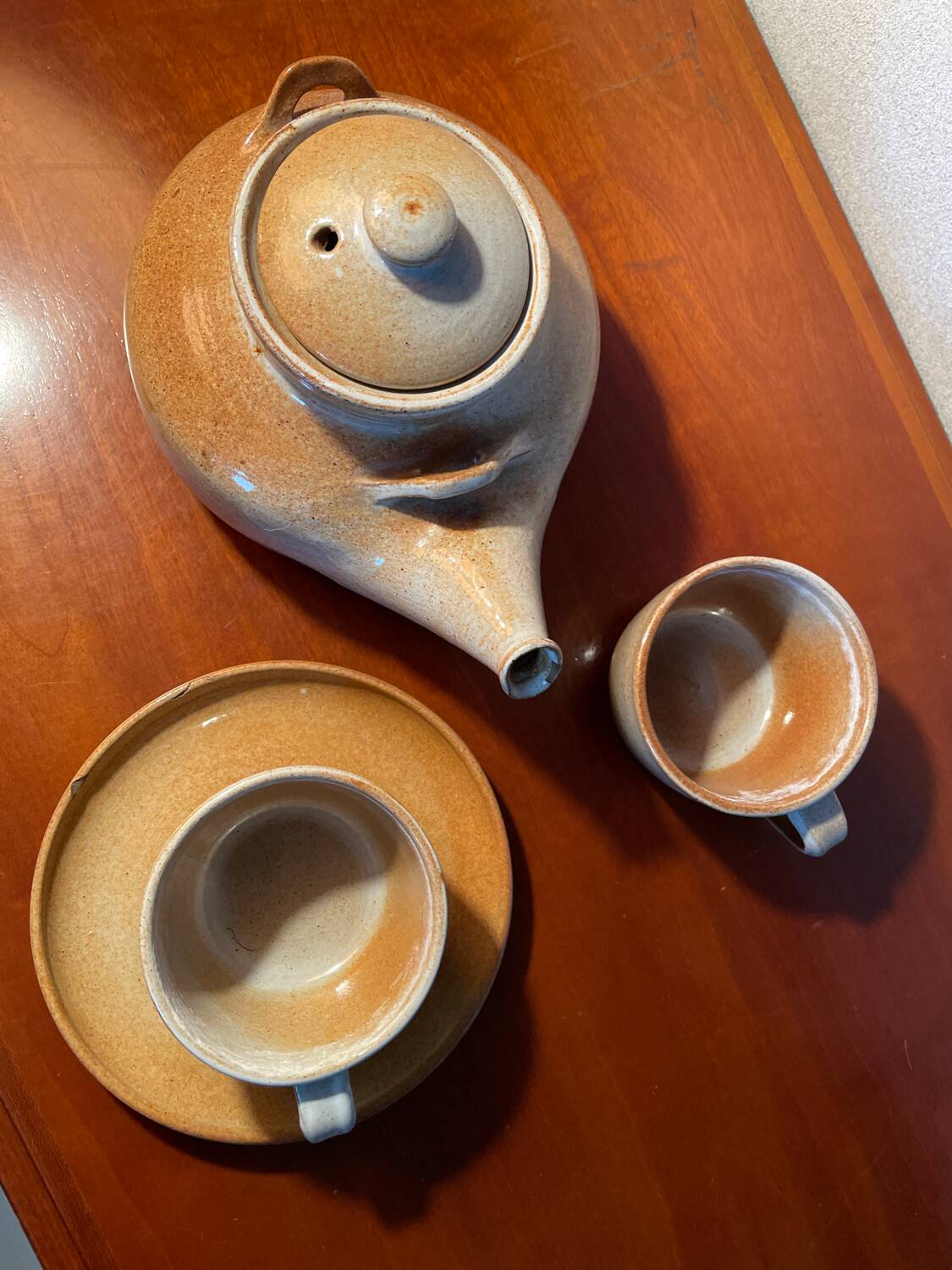Montgolfier stoneware teapot set