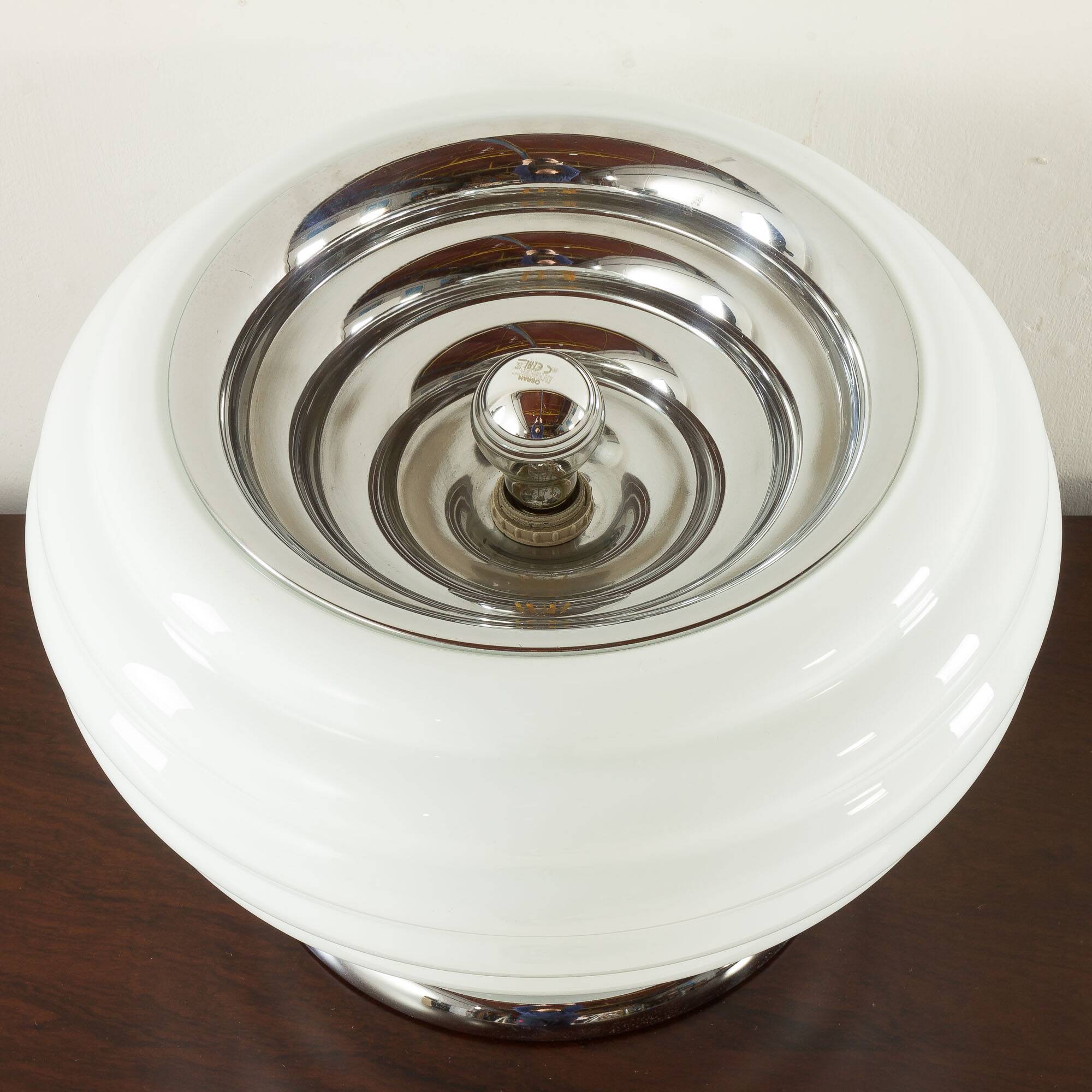 Italian space age table lamp attr. to Achille Castiglioni, 1970s