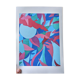 illustration blue jungle landscape