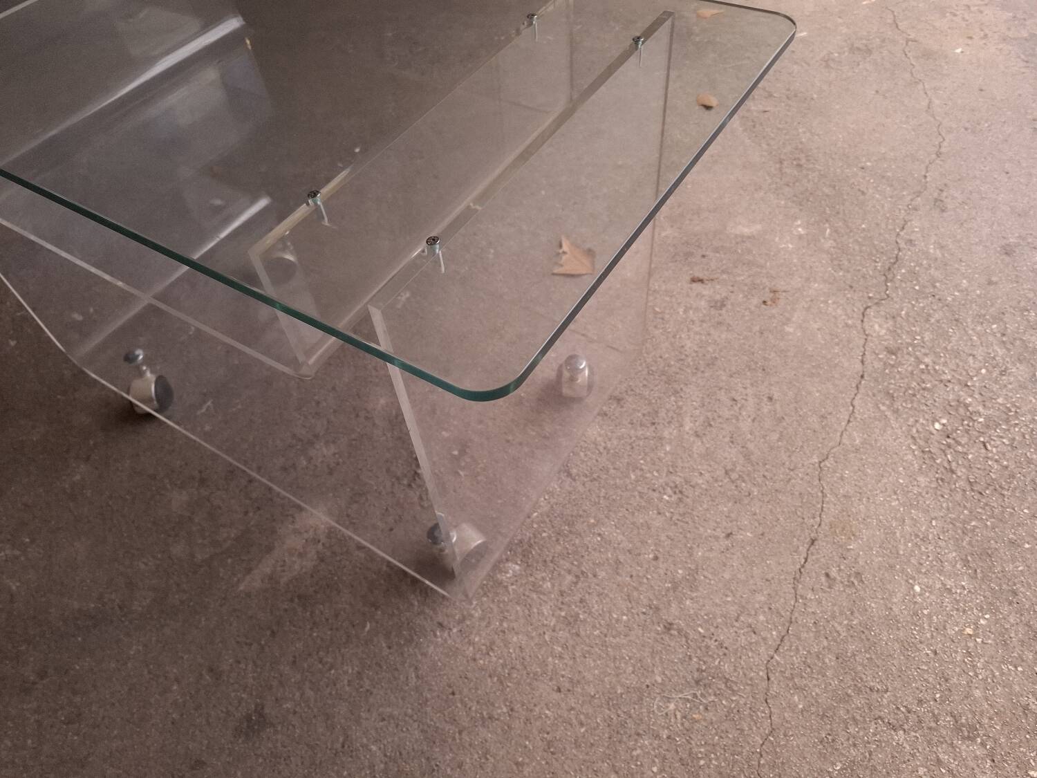David Lange rolling table for Roche Bobois