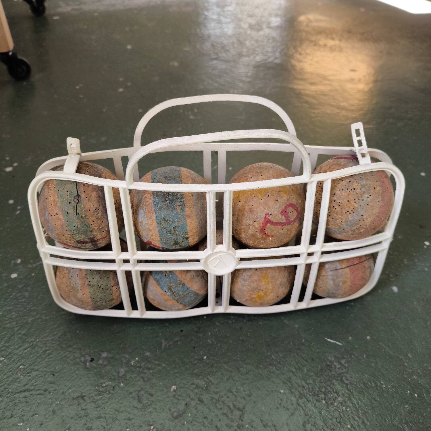 Jeu de boules en bois