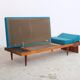 Méridienne scandinave en palissandre, années 1960