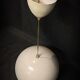Vintage 60s enameled metal pendant light – retro lamp