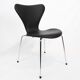 Lot de 4 chaises, seven modèle 3107, conçu par Arne Jacobsen et fabriqué par Fritz Hansen