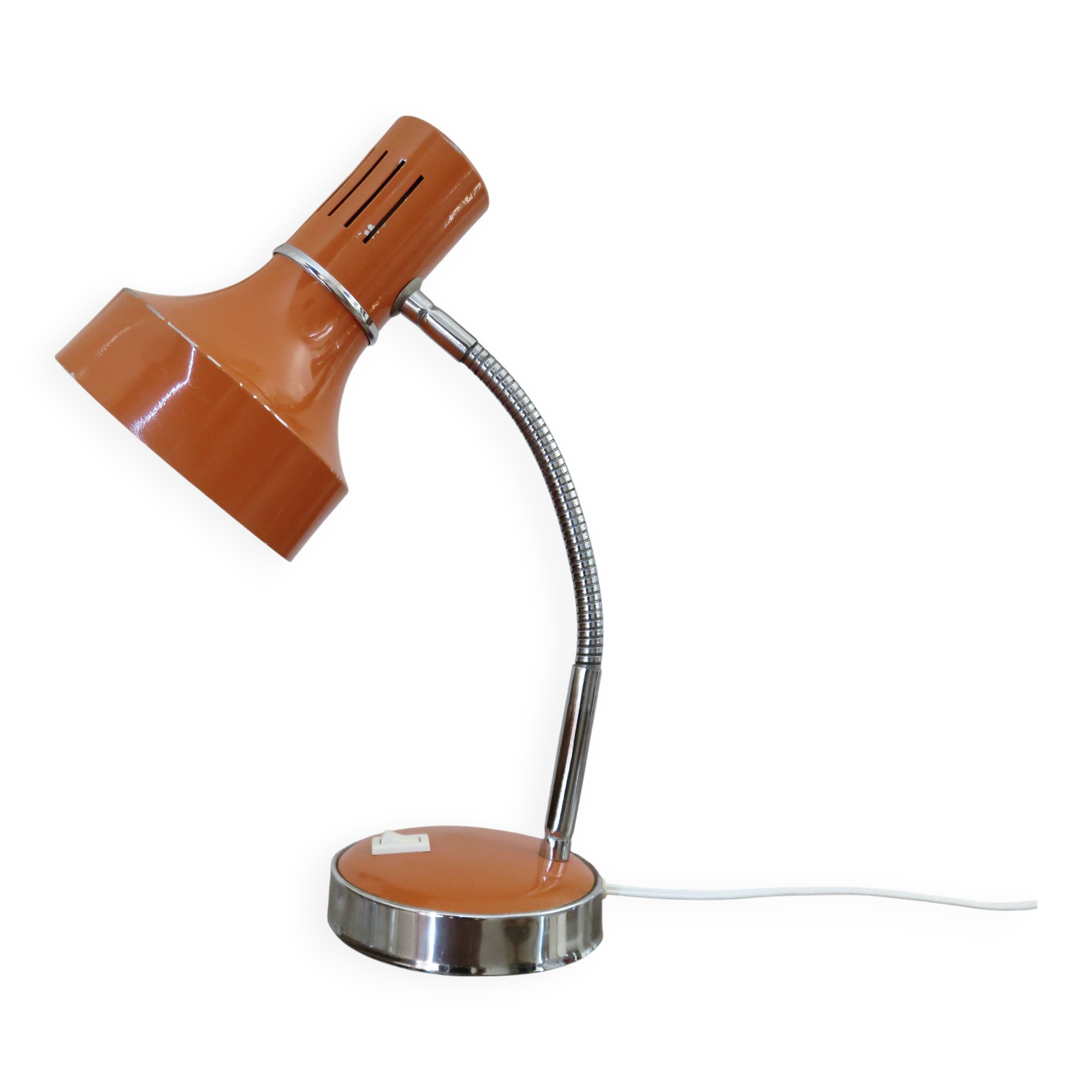 Orange Italian lamp from the 70s