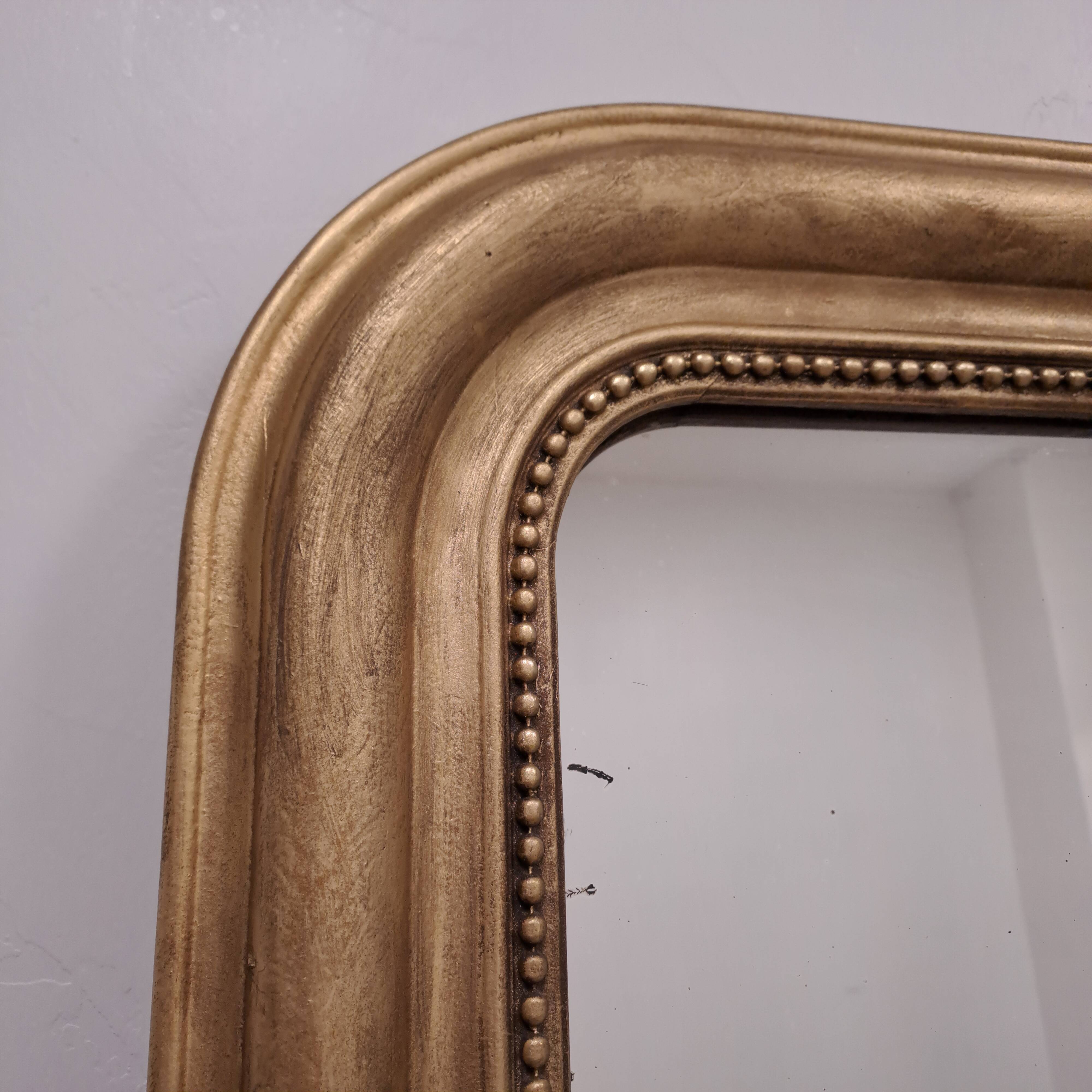 Antique Louis Philippe period gilded mirror