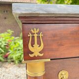 Commode en acajou d’époque empire estampillée courte