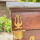 Commode en acajou d’époque empire estampillée courte