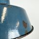 Small Industrial Blue Enamel Pendant Lamp, 1960s