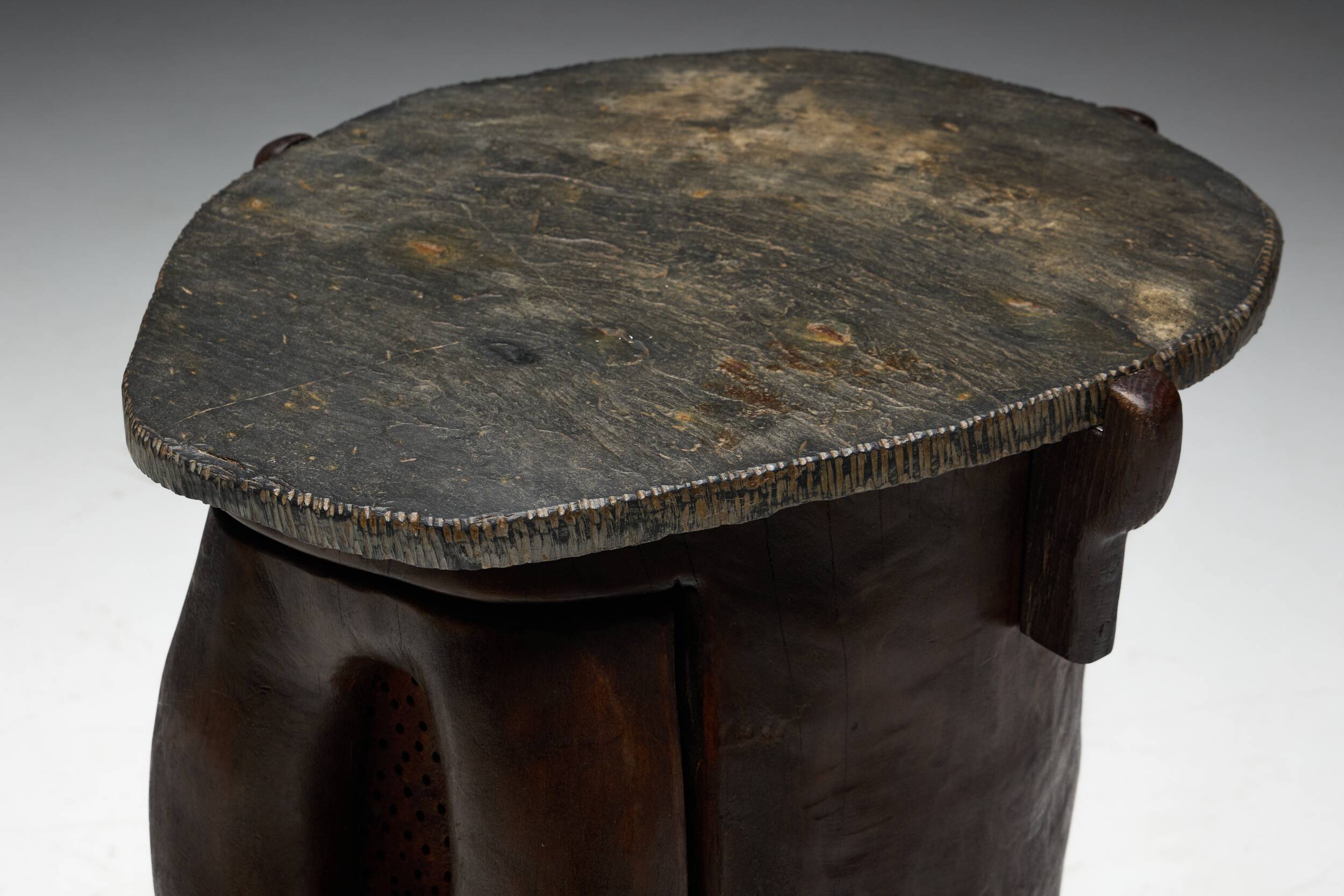 Vernacular rustic side table, France, 19th century