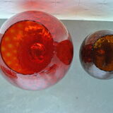 Pair of vases cut Empoli
