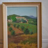 Victor VIC-DAUMAS (1909-2002) HSP 50x36cm Landscape of Provence School of Paris