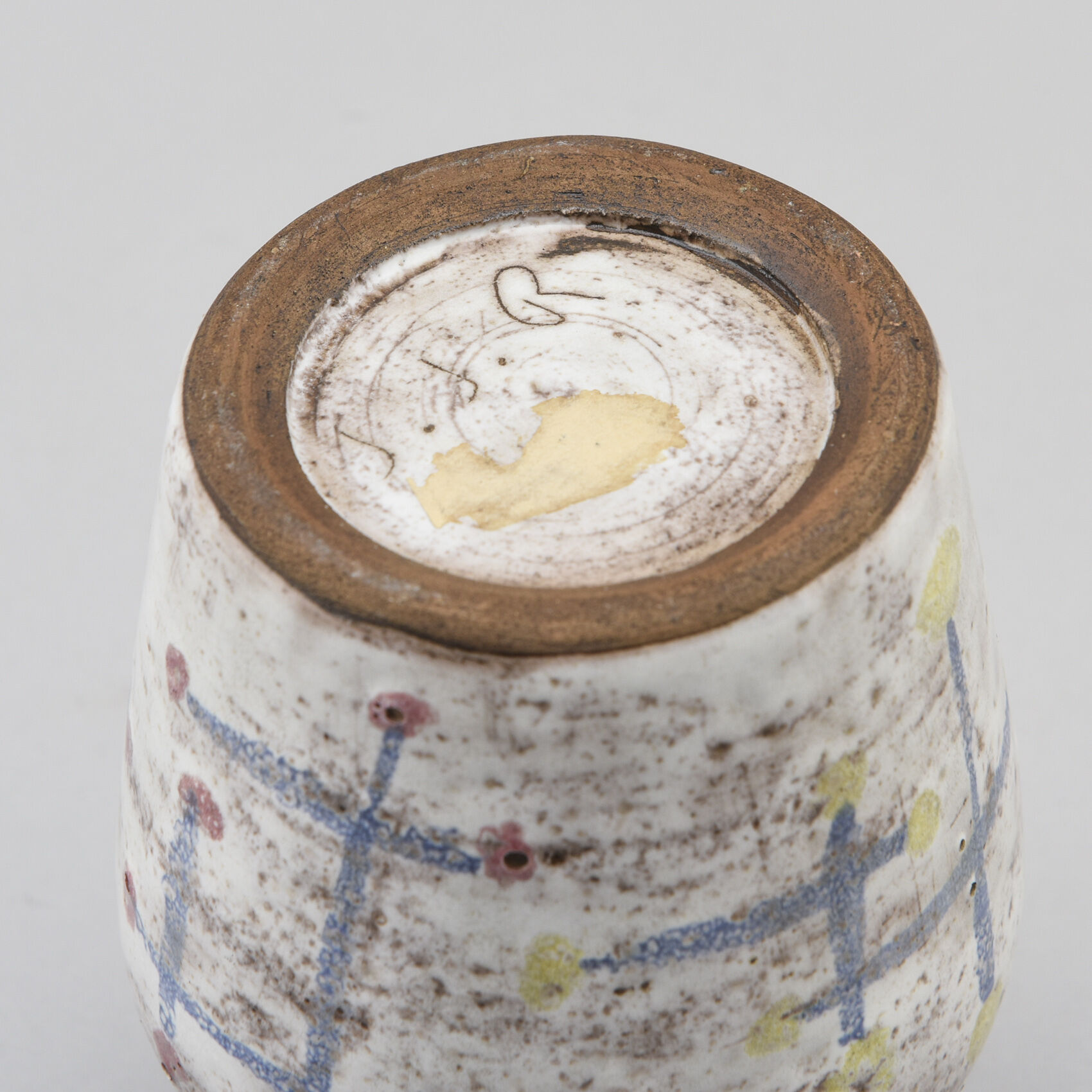 Ceramic vase by Juliette Derel and Jean Rivier, circa 1950