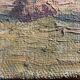 Tableau HST "Landscape with Haystacks and Village" signed post-impressionist