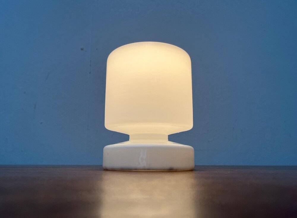 Mid-century minimalist glass table lamp, 1960s
