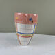 Vase à carreaux vintage