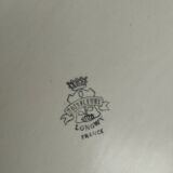 Plat porcelaine de Longwy