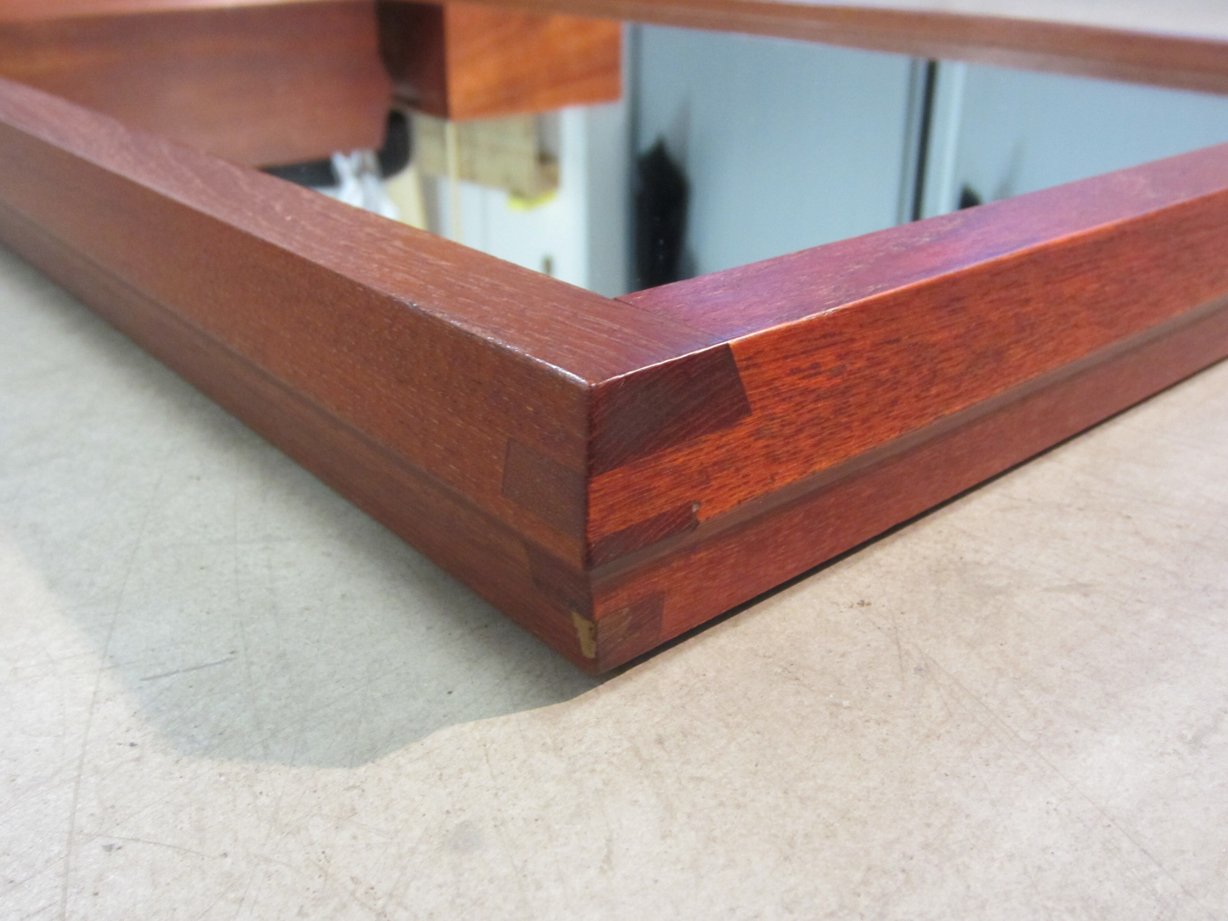 Scandinavian entrance mirror and shelf by Hans-Agne Jakobsson Åhus