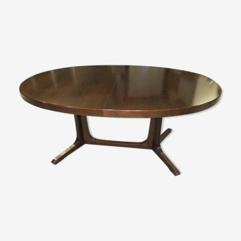 Extendable oval table Baumann 1970