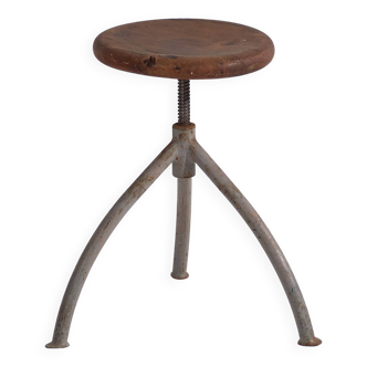 Vintage Workshop Stool (c.1950) #1