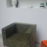 Fauteuil italien velours