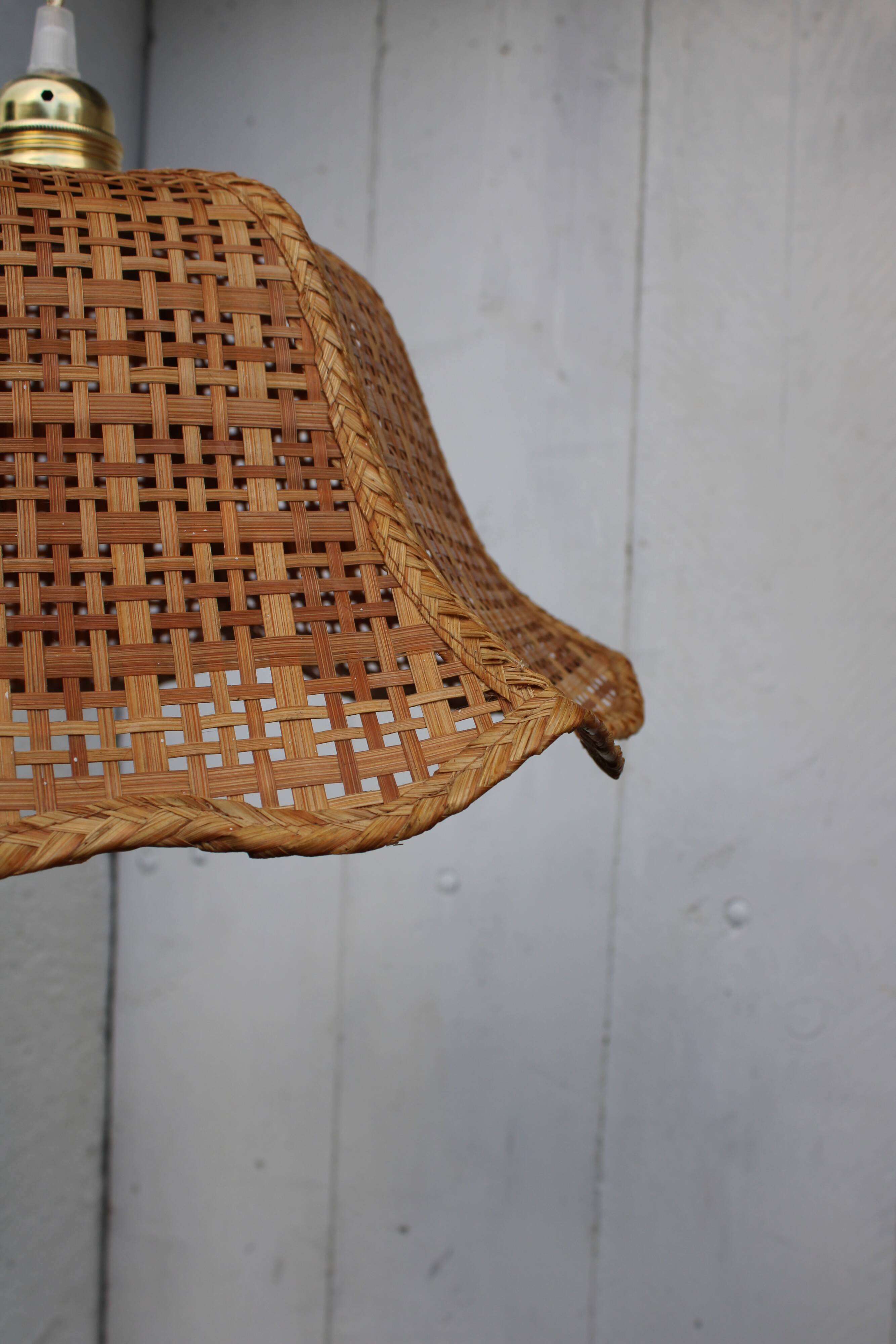 Rattan flower hanging