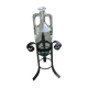 Vase amphore avec support fer forgé
