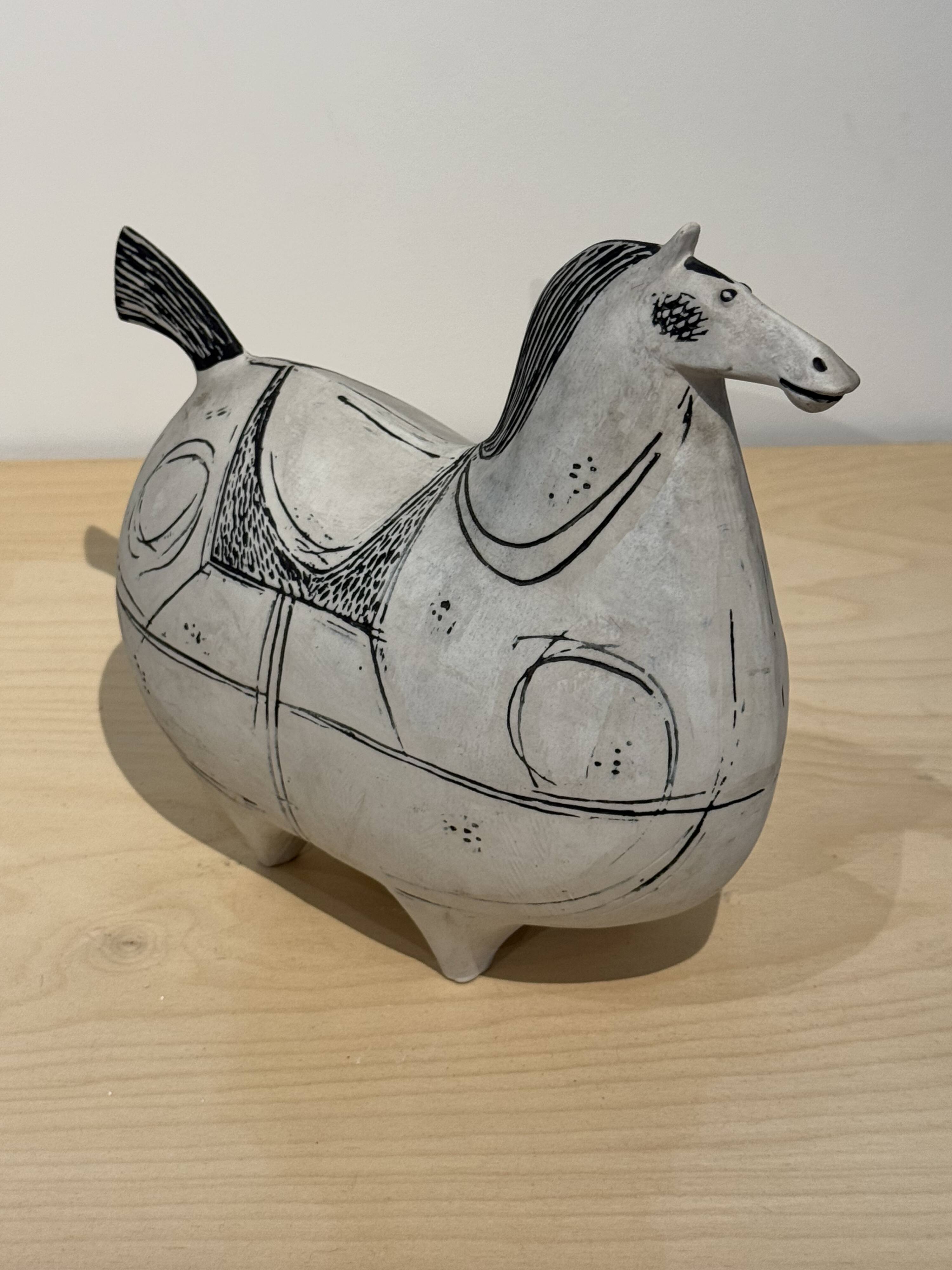 Great horse by Stig Lindberg, gustavberg studio 1952-1972