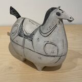 Great horse by Stig Lindberg, gustavberg studio 1952-1972