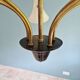 Articulated Diabolo chandelier, Italian design, 1950s-60s