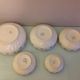 Suite of five salad bowls decor Claudius des faienceries de Badonviller, 50/60