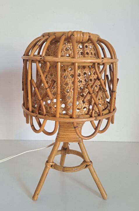 Old bamboo lamp