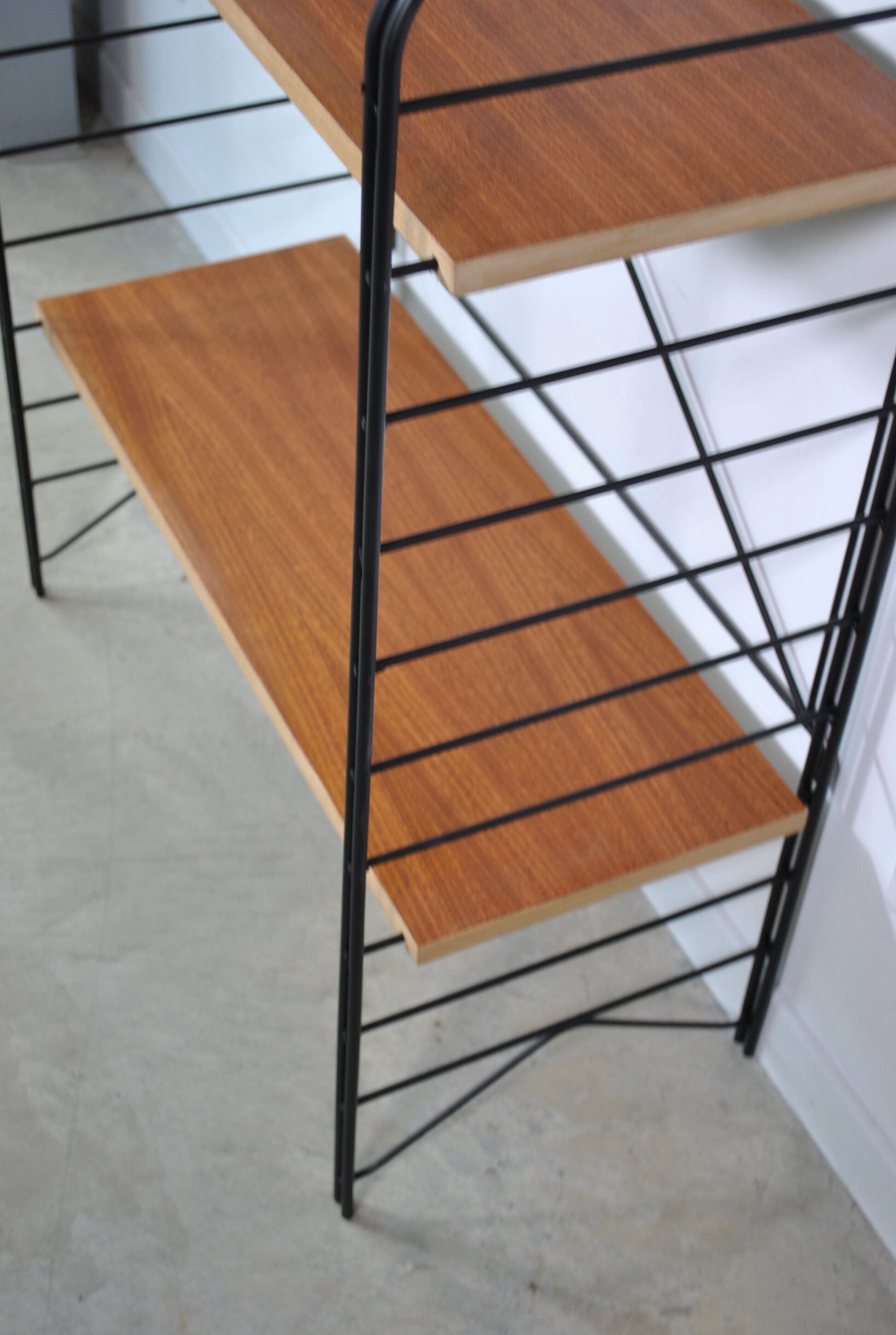 Library shelves 1960