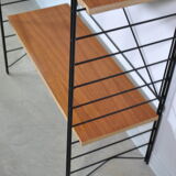 Library shelves 1960