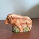 Terrine in Barbotine Michel Caugant. Boar shape.