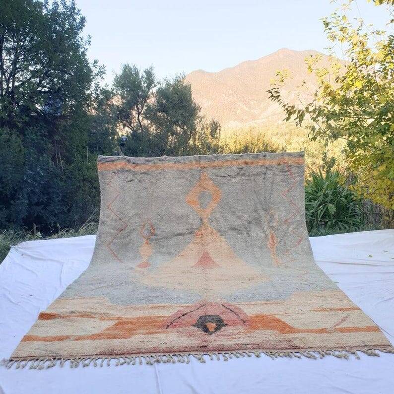 Vintage Moroccan Berber Boujaad rug, 150/250cm