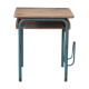 Lovely desk table wooden childrens furniture school Delagrave vintage 1960/70