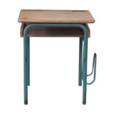 Lovely desk table wooden childrens furniture school Delagrave vintage 1960/70