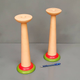 Pair of 80s ceramic candlesticks