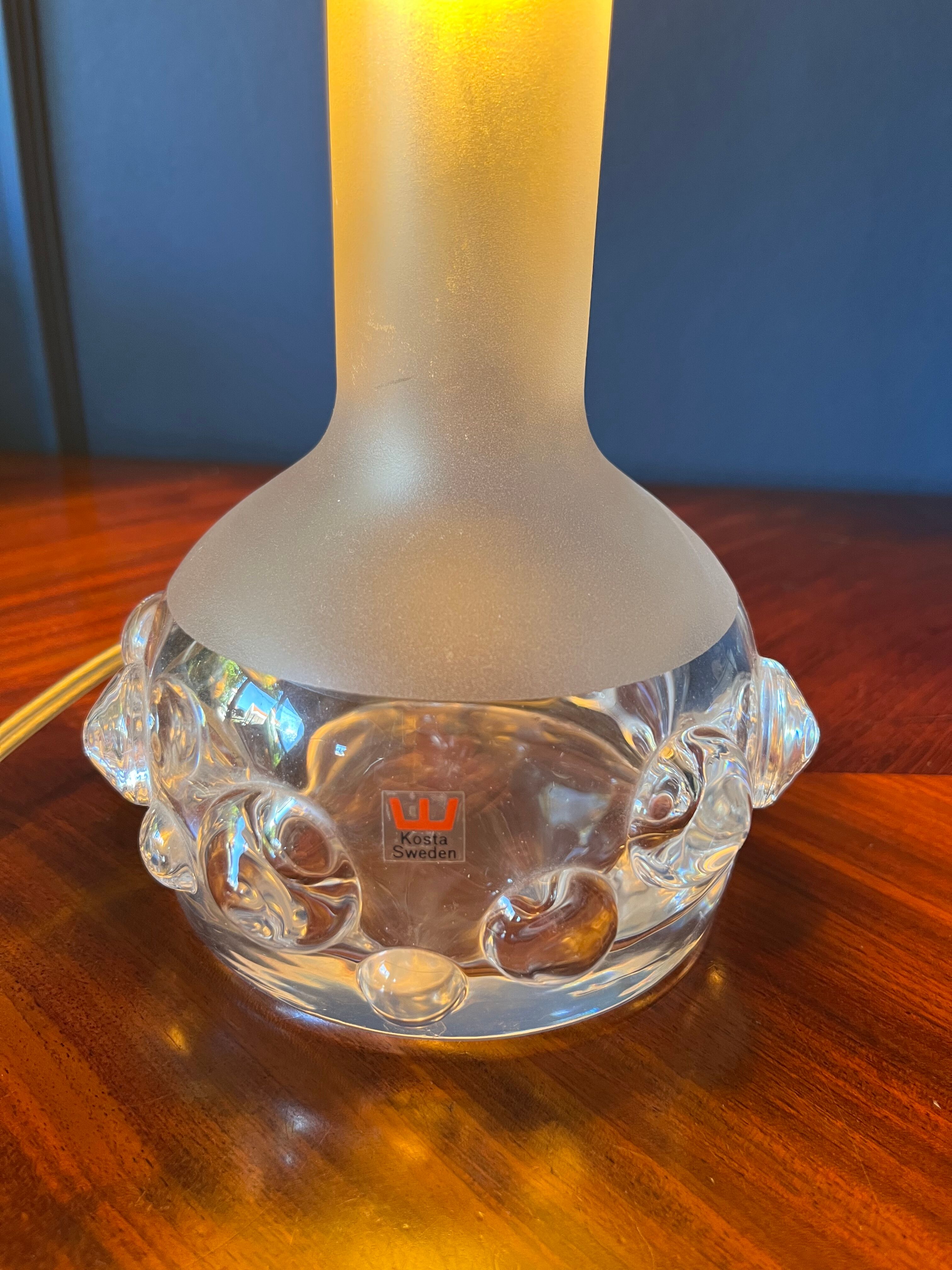 Sweden design, original Kosta Boda lamp