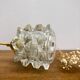 Vintage moulded glass tulip walker