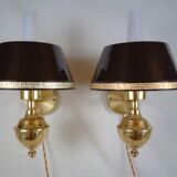 English style sconces by Erik Wärnå for EWÅ, Värnamo, Sweden. 1970's.