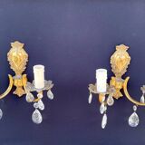 Pair of Louis XV bronze sconces
