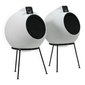 Set of BS 404 speakers by Joseph Léon for Elipson, 1960s France.