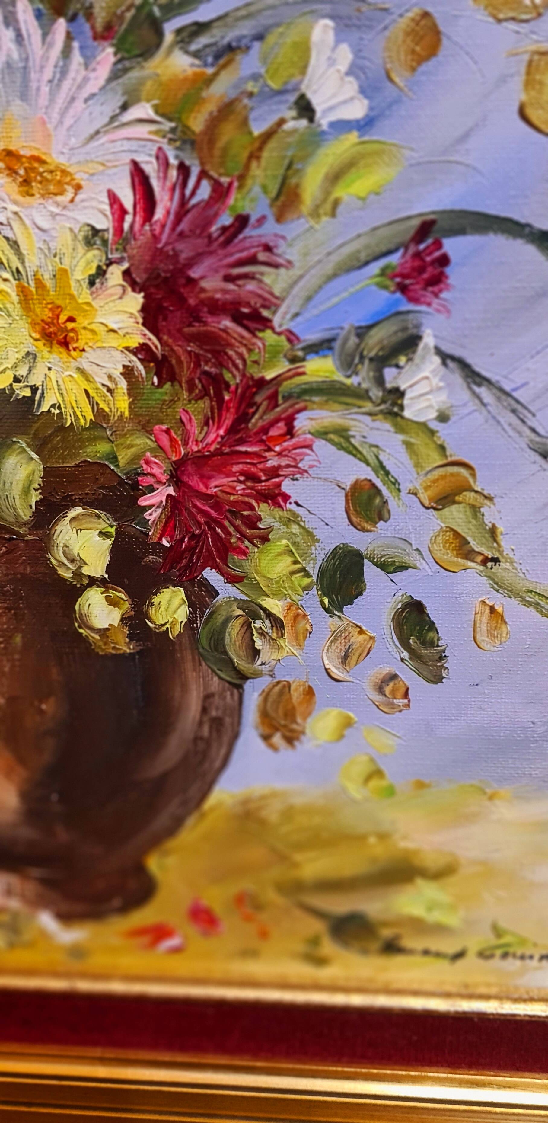 Large Oil on canvas Renaud Gouiran