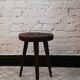 Brutalist tripod stool