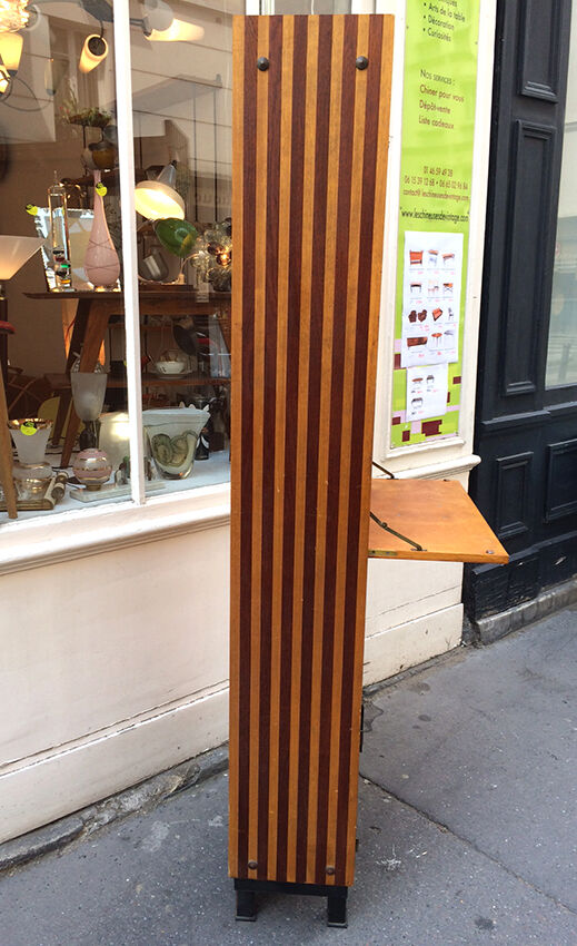 Bibliothèque en bois 2 teintes, 1960