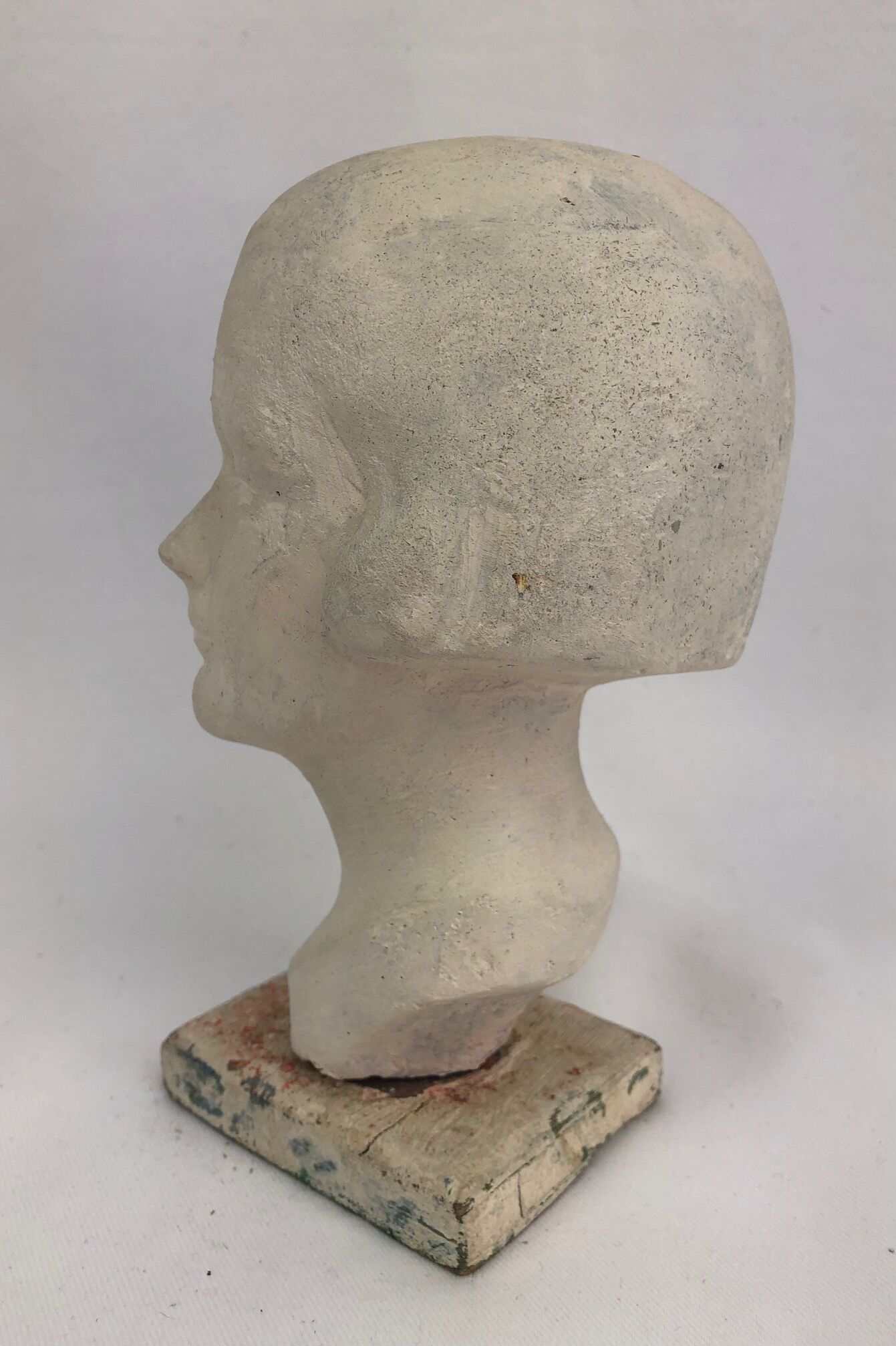 Vintage plaster head